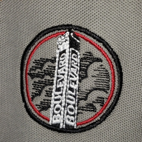 Patagonia oraganic cotton embroidered polo grey - Picture 3 of 5